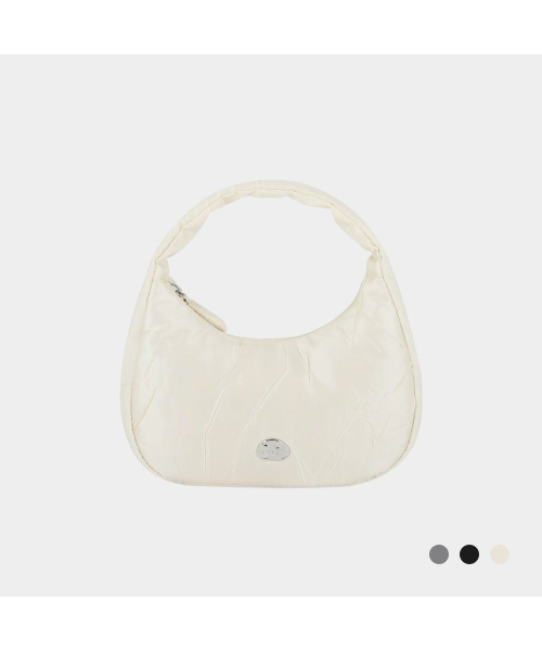 MARHEN.J(マルヘンジェイ)の「ペブル (PEBBLE) ミニバッグ(ショルダーバッグ・レディース・ブラック/シルバー/アイボリー・FREE)」の12枚目の写真