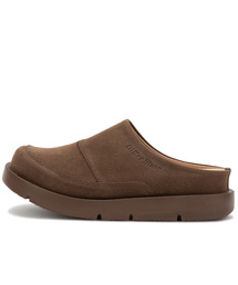 DIFFERSHOE（ディファーシュー）の「ベアファー ブローファー 5.5CM チョコ（サンダル）」