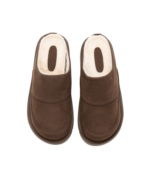 DIFFERSHOE（ディファーシュー）の「ベアファー ブローファー 5.5CM チョコ（サンダル・レディース・ダークブラウン・23cm/24cm/25cm/26cm/27cm/28cm）」の5枚目の写真