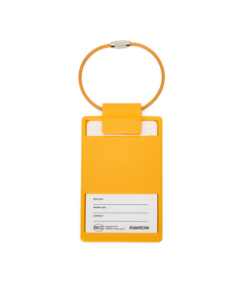 RAWROW（ロウロウ）の「Rシリコンネームタグ221 [3色]（チャーム・レディース・ホワイト/イエロー/オレンジ・FREE）」の3枚目の写真