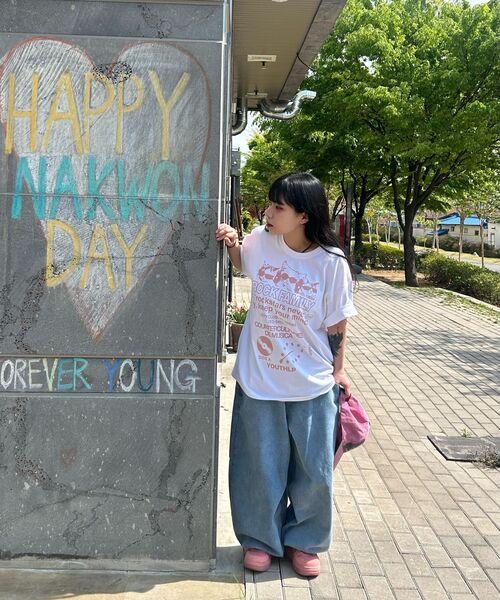 DEFYCLUBROBBERS(ディファイクラブロバース)の「ロックファミリー インディピンク(Tシャツ)(Tシャツ/カットソー・レディース・その他・SMALL/LARGE)」の3枚目の写真