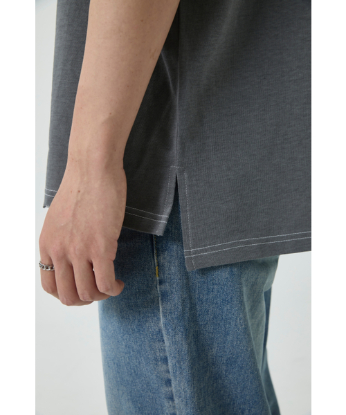 SELFISHAFFECTION(セルフィッシュ アフェクション)の「Distressed Figment Washed T-Shirt (Charcoal)(Tシャツ/カットソー・メンズ・その他・LARGE)」の6枚目の写真