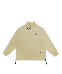 FLATWAVE IN SEOUL（フラットウェーブインソウル）の「Flod Half Zip-Up Sweatshirt Beige（ナイロンジャケット）」