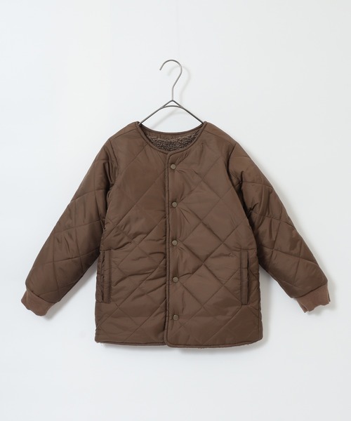 OMNES（オムネス）の「リバーシブルキルティングボアジャケット KIDS（その他アウター・キッズ・ブラウン/カーキ系・120cm/140cm/110cm/100cm）」の22枚目の写真