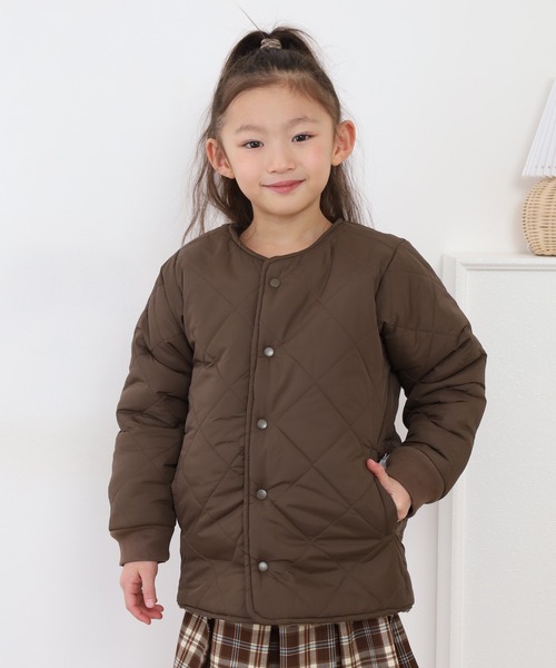 OMNES（オムネス）の「リバーシブルキルティングボアジャケット KIDS（その他アウター・キッズ・ブラウン/カーキ系・120cm/140cm/110cm/100cm）」の11枚目の写真