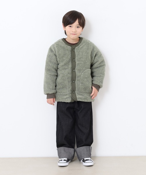 OMNES（オムネス）の「リバーシブルキルティングボアジャケット KIDS（その他アウター・キッズ・ブラウン/カーキ系・120cm/140cm/110cm/100cm）」の19枚目の写真