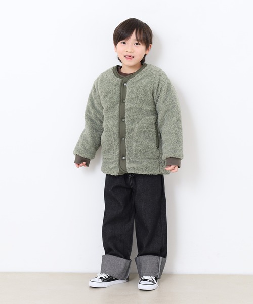 OMNES（オムネス）の「リバーシブルキルティングボアジャケット KIDS（その他アウター・キッズ・ブラウン/カーキ系・120cm/140cm/110cm/100cm）」の18枚目の写真