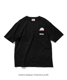 Lafayette（ラファイエット）の「ドラえもん  × ホームゲーム 【HOMEGAME】- コラボレーション 半袖Tシャツ 【DORAEMON POCKET TEE BLACK HG2501114】（Tシャツ/カットソー）」