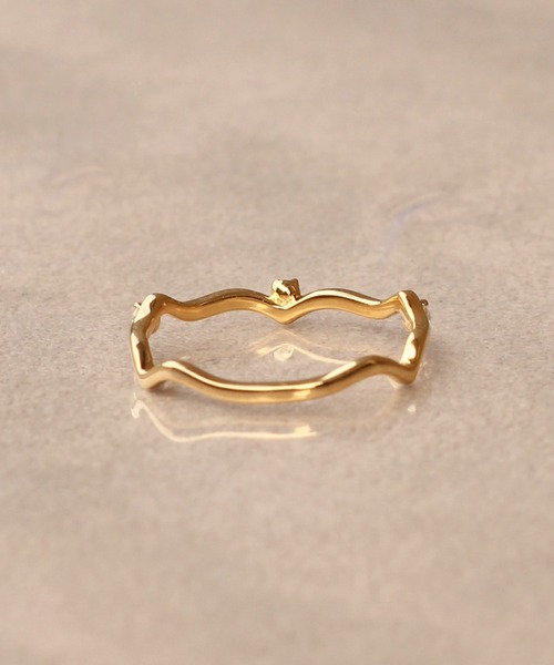 NOIR DE POUPEE（ノワールドプーペ）の「【WEB限定】K18vermeil ダイヤモンド3石 ニュアンスリング（リング・レディース・ゴールド・#11/#13/#15）」の14枚目の写真