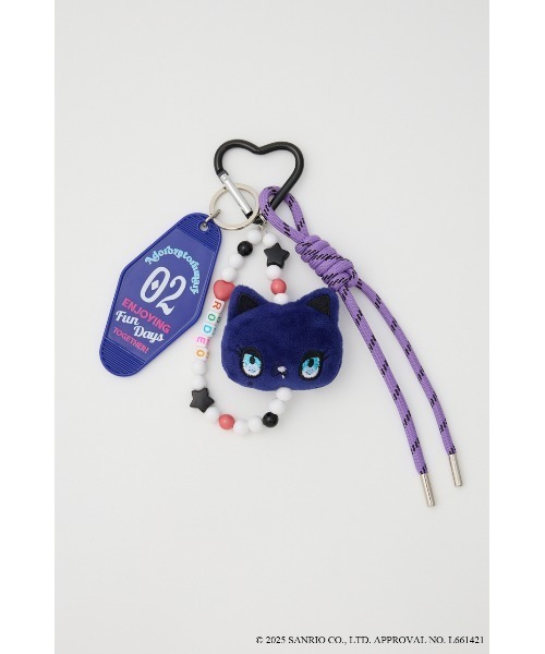 RODEO CROWNS WIDE BOWL（ロデオクラウンズワイドボウル）の「(サンリオキャラクターズ) キーホルダーチャーム（チャーム・レディース・ブラック系その他/グリーン系その他/レッド系その他/ブルー系その他3/ターコイズブルー・FREE）」の4枚目の写真