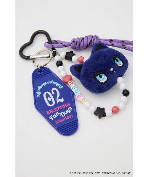 RODEO CROWNS WIDE BOWL（ロデオクラウンズワイドボウル）の「(サンリオキャラクターズ) キーホルダーチャーム（チャーム・レディース・ブラック系その他/グリーン系その他/レッド系その他/ブルー系その他3/ターコイズブルー・FREE）」の14枚目の写真
