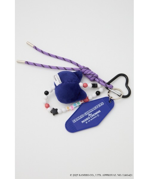 RODEO CROWNS WIDE BOWL（ロデオクラウンズワイドボウル）の「(サンリオキャラクターズ) キーホルダーチャーム（チャーム・レディース・ブラック系その他/グリーン系その他/レッド系その他/ブルー系その他3/ターコイズブルー・FREE）」の17枚目の写真