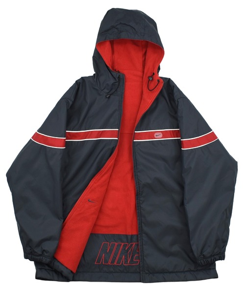 【USED】Y2K NIKE リバーシブル フード付き ナイロンジャケット