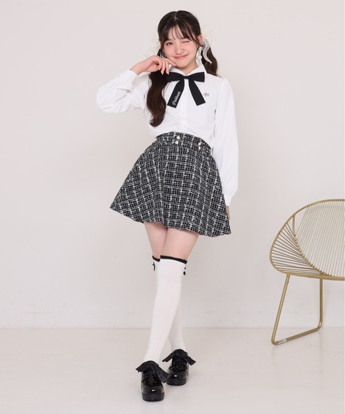 PINKHUNT（ピンクハント）の「PINKHUNT フォーマルブラウスシャツ 1165K（シャツ/ブラウス・キッズ・ベビーピンク/ライトブルー/ホワイト・120cm/130cm/140cm/150cm/160cm）」の7枚目の写真