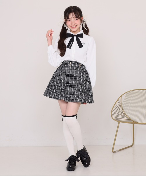 PINKHUNT（ピンクハント）の「PINKHUNT フォーマルブラウスシャツ 1165K（シャツ/ブラウス・キッズ・ベビーピンク/ライトブルー/ホワイト・120cm/130cm/140cm/150cm/160cm）」の8枚目の写真