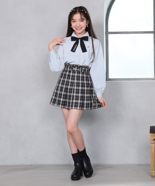 PINKHUNT（ピンクハント）の「PINKHUNT フォーマルブラウスシャツ 1165K（シャツ/ブラウス・キッズ・ベビーピンク/ライトブルー/ホワイト・120cm/130cm/140cm/150cm/160cm）」の17枚目の写真