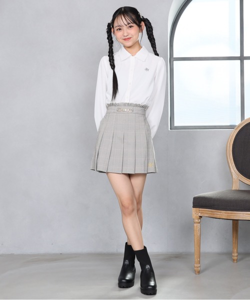 PINKHUNT（ピンクハント）の「PINKHUNT フォーマルブラウスシャツ 1165K（シャツ/ブラウス・キッズ・ベビーピンク/ライトブルー/ホワイト・120cm/130cm/140cm/150cm/160cm）」の20枚目の写真