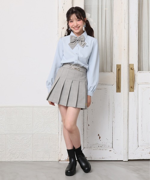 PINKHUNT（ピンクハント）の「PINKHUNT フォーマルブラウスシャツ 1165K（シャツ/ブラウス・キッズ・ベビーピンク/ライトブルー/ホワイト・120cm/130cm/140cm/150cm/160cm）」の14枚目の写真