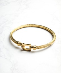 ANARKH（アナンケ）の「【ANARKH（アナンケ）】ツイストケーブル フックバングル（ブレスレット）」