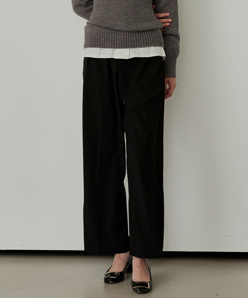 HYBERNAT(ハイバーナット)の「Wide Slacks - BLACK(スラックス・レディース・その他・SMALL/MEDIUM)」の1枚目の写真
