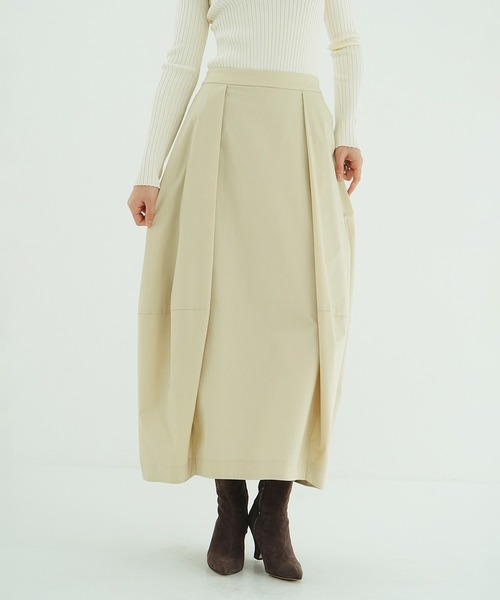 CLANE(クラネ)の「COCOON VOLUME SKIRT(スカート・レディース・ブラック/ベージュ・2/1/0)」の10枚目の写真