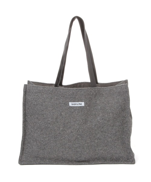 BABYLONE（バビロン）の「ネップトートBAG（トートバッグ・レディース・ベージュ/グレー・FREE）」の4枚目の写真