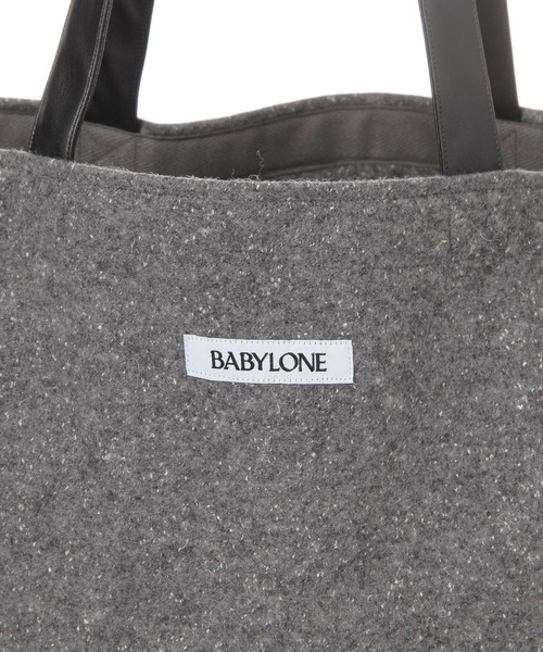 BABYLONE（バビロン）の「ネップトートBAG（トートバッグ・レディース・ベージュ/グレー・FREE）」の8枚目の写真