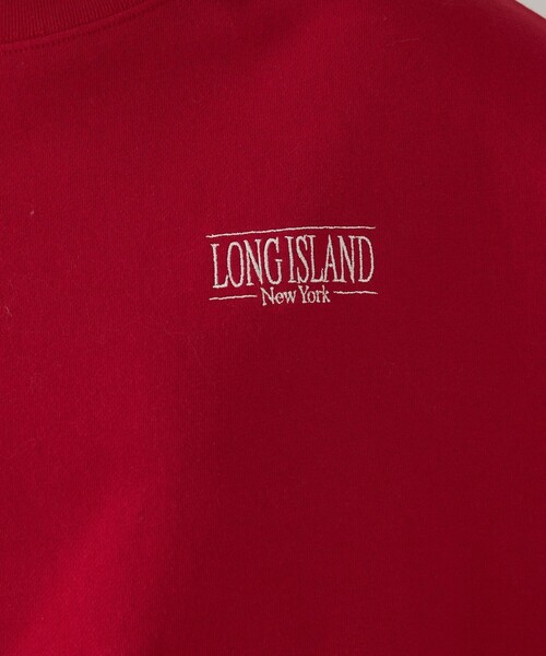 abahouse mavie（アバハウスマヴィ）の「【ゆるっとこなれ感】ヴィンテージライクスウェット/冬服/長袖/刺繍/裏起毛（スウェット・レディース・チャコールグレー/オフホワイト/レッド・フリー）」の18枚目の写真