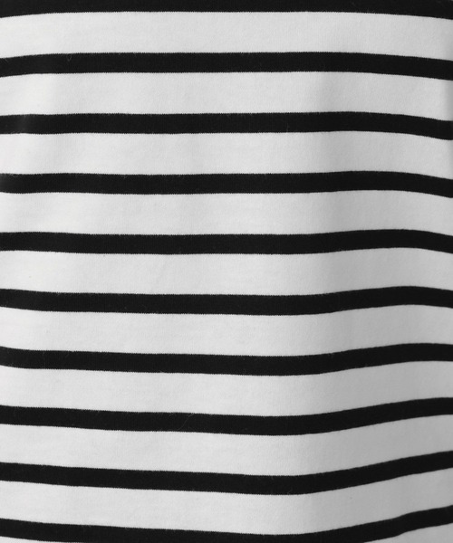 A part by（アパートバイ）の「ボーダーパフスリーブ_長袖（Tシャツ/カットソー・レディース・レッド/ブラック・FREE）」の19枚目の写真