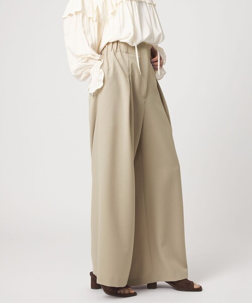 EMMEL REFINES（エメルリファインズ）の「＜EMMEL REFINES＞EM ジプシーサップ ワイドパンツ（スラックス・レディース・オリーブ/ベージュ・M/S）」の6枚目の写真