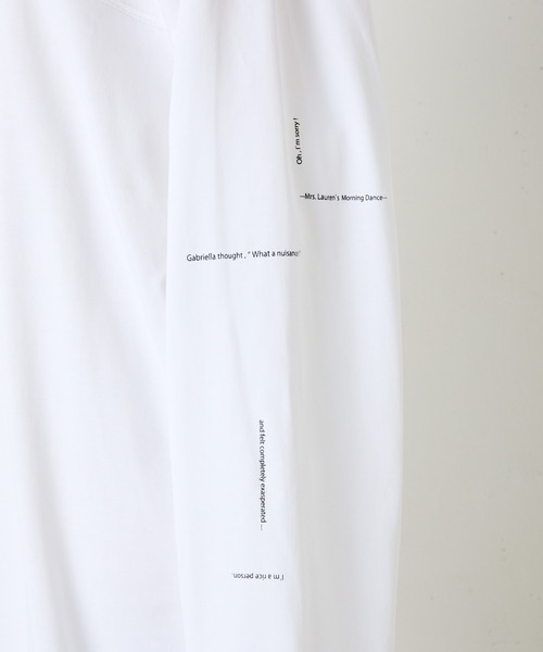 CEPIE.(セピエ)の「【OT】CEPIE./story lettering ワンピース(ワンピース・レディース・ブラック/ホワイト・FREE)」の10枚目の写真