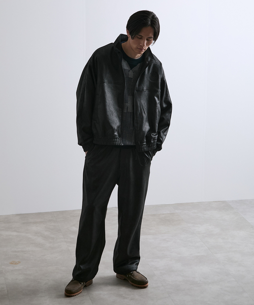 PARIS SAINT-GERMAIN(パリサンジェルマン)の「【Paris Saint-Germain 】 JP PIPING TOP Synthetic Leather(その他アウター・メンズ・ブラック/ブラウン・SMALL/X-LARGE/LARGE/MEDIUM)」の7枚目の写真