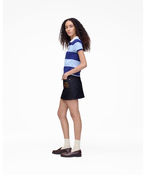 MARC JACOBS(マークジェイコブス)の「THE MINI SKIRT/アー・ペー・セー X マーク ジェイコブス ミニ スカート(スカート・レディース・インディゴブルー・34/38)」の4枚目の写真