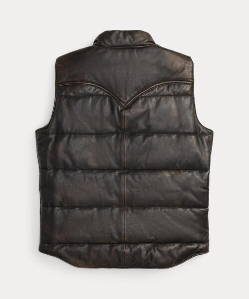 RRL（ダブル アール エル）の「リバーシブル レザージャカード ベスト（その他アウター・メンズ・ブラック系1・XS/XL/S/M/L）」の8枚目の写真