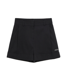 ANTOMARS（アントゥマーズ）の「ストライプロールアップショートパンツ - ブラック（その他パンツ）」