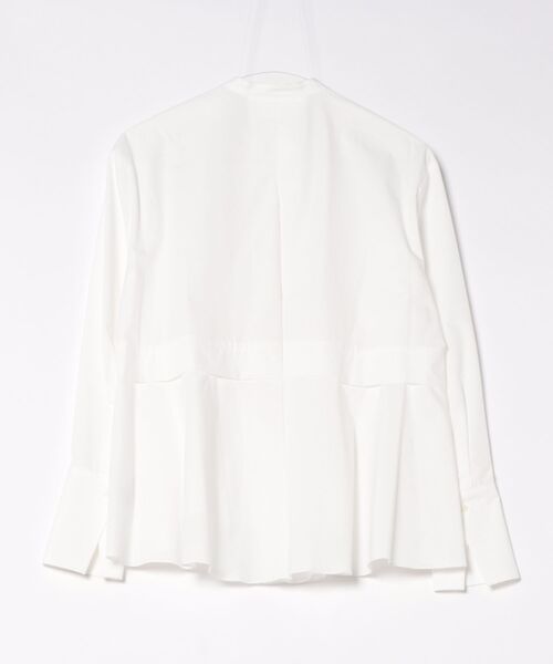 Marilyn Moon（マリリンムーン）の「tuck frill flare shirt（シャツ/ブラウス・レディース・ホワイト/グレー・FREE）」の15枚目の写真