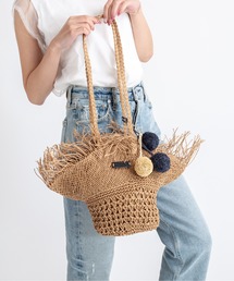 GAIMO（ガイモ）の「【GAIMO/ガイモ】かごバッグ バスケット　肩掛け　ハンドメイド（かごバッグ）」