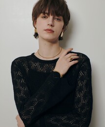 allureville（アルアバイル）の「レースニットワンピース（ワンピース）」