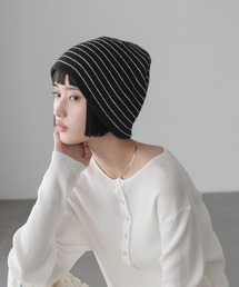 LOWRYS FARM | ボーダーニットビーニー　645151(ニットキャップ/ビーニー)