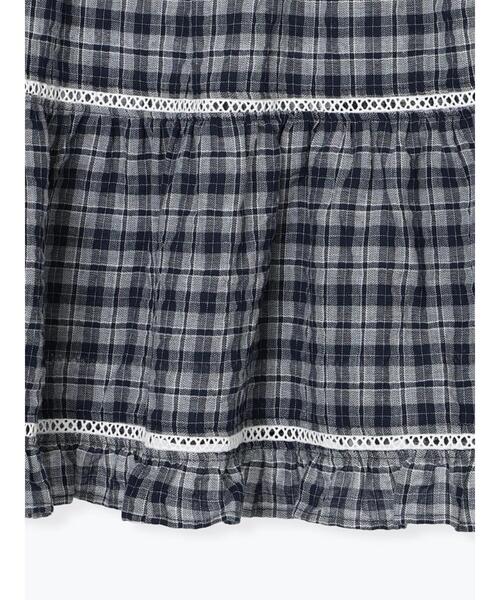 Samansa Mos2(サマンサ モスモス)の「はしごレースティアードキャミチュニック(チュニック・レディース・ブラック/オフホワイト/ネイビー・F)」の6枚目の写真