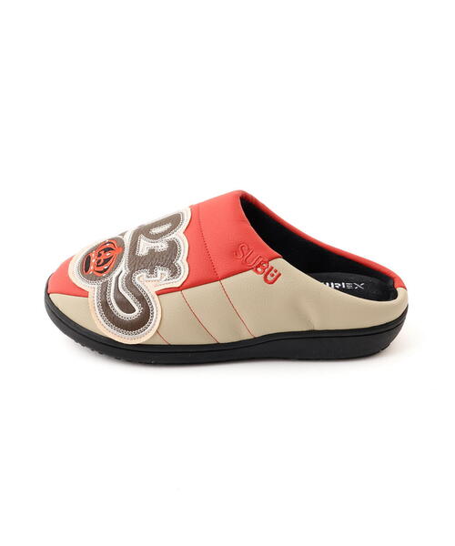 AVIREX(アヴィレックス)の「《AVIREX|SUBU》VEGAN LEATHER SANDALS "THE KINGS" / ヴィーガンレザー サンダル ザ キング / アヴィレックス / スブ(サンダル・メンズ・ベージュ/レッド・0/4/3/1/2)」の4枚目の写真