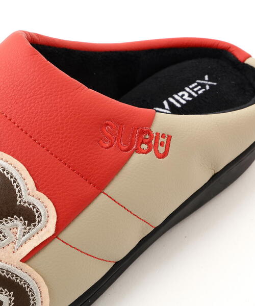 AVIREX(アヴィレックス)の「《AVIREX|SUBU》VEGAN LEATHER SANDALS "THE KINGS" / ヴィーガンレザー サンダル ザ キング / アヴィレックス / スブ(サンダル・メンズ・ベージュ/レッド・0/4/3/1/2)」の8枚目の写真