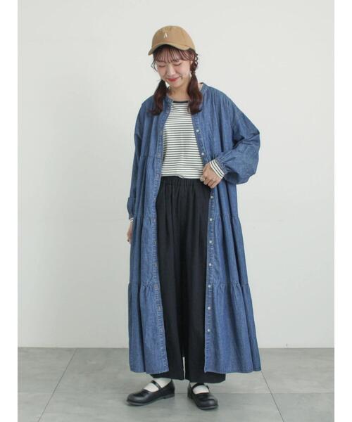 Samansa Mos2(サマンサ モスモス)の「【Cross×Linen】ふんわりパンツ(その他パンツ・レディース・ブラック/ベージュ・M/L)」の18枚目の写真