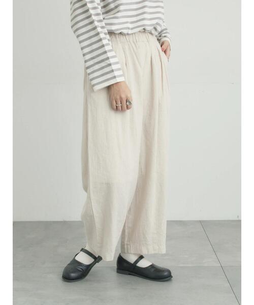 セール】【Cross×Linen】ふんわりパンツ（その他パンツ）｜Samansa