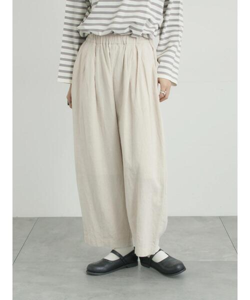 セール】【Cross×Linen】ふんわりパンツ（その他パンツ）｜Samansa