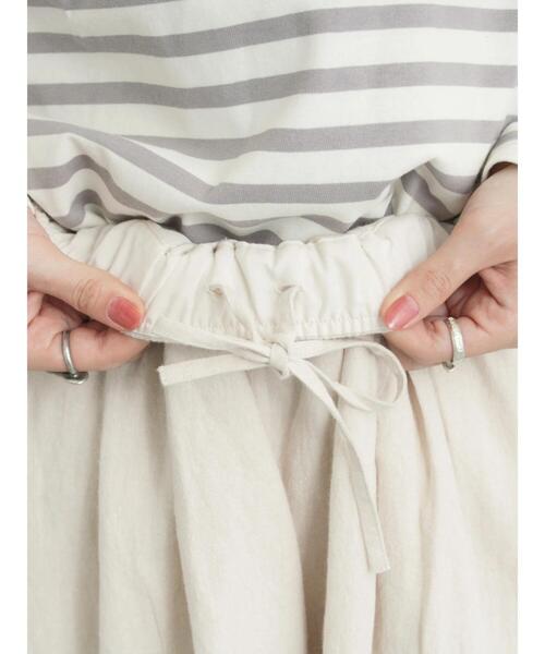 Samansa Mos2(サマンサ モスモス)の「【Cross×Linen】ふんわりパンツ(その他パンツ・レディース・ブラック/ベージュ・M/L)」の5枚目の写真