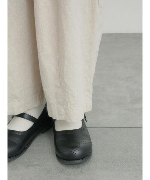 Samansa Mos2(サマンサ モスモス)の「【Cross×Linen】ふんわりパンツ(その他パンツ・レディース・ブラック/ベージュ・M/L)」の8枚目の写真