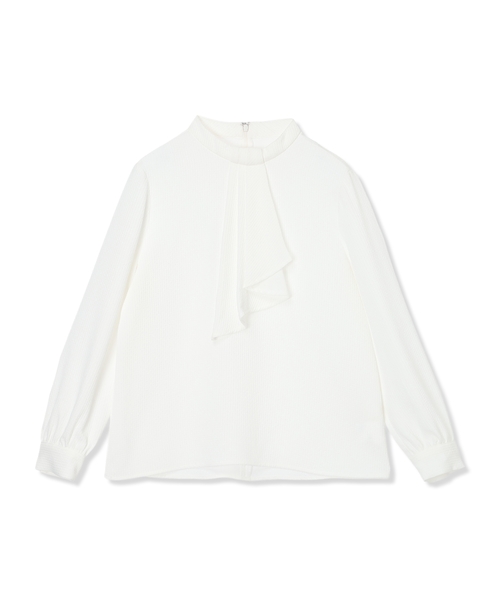 A/C DESIGN BY ALPHA CUBIC（エーシーデザインバイアルファキュービック）の「ジャガードボウタイブラウス（シャツ/ブラウス・レディース・オフホワイト/ブラック・9号/11号）」の21枚目の写真