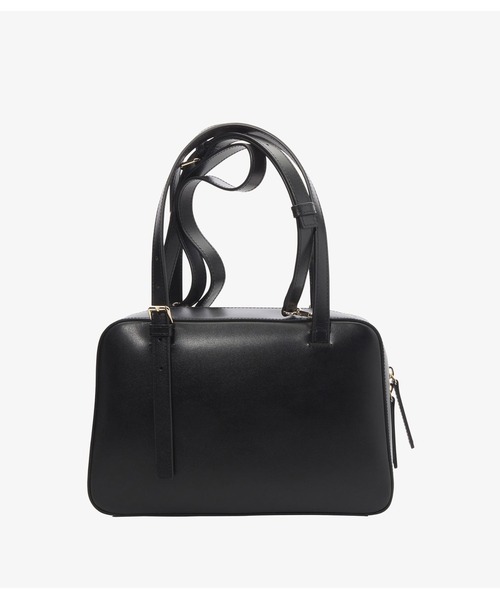 A.P.C.(アーペーセー)の「SAC VIRGINIE BOX/ショルダーバッグ(ショルダーバッグ・レディース・ボルドー/ブラック・ONESIZE)」の8枚目の写真