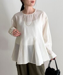 fredy emue | ペプラムシアーボリュームブラウス(シャツ/ブラウス)